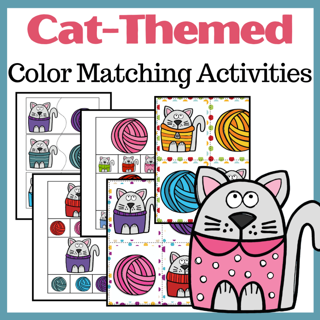 Cat Color Matching Activities