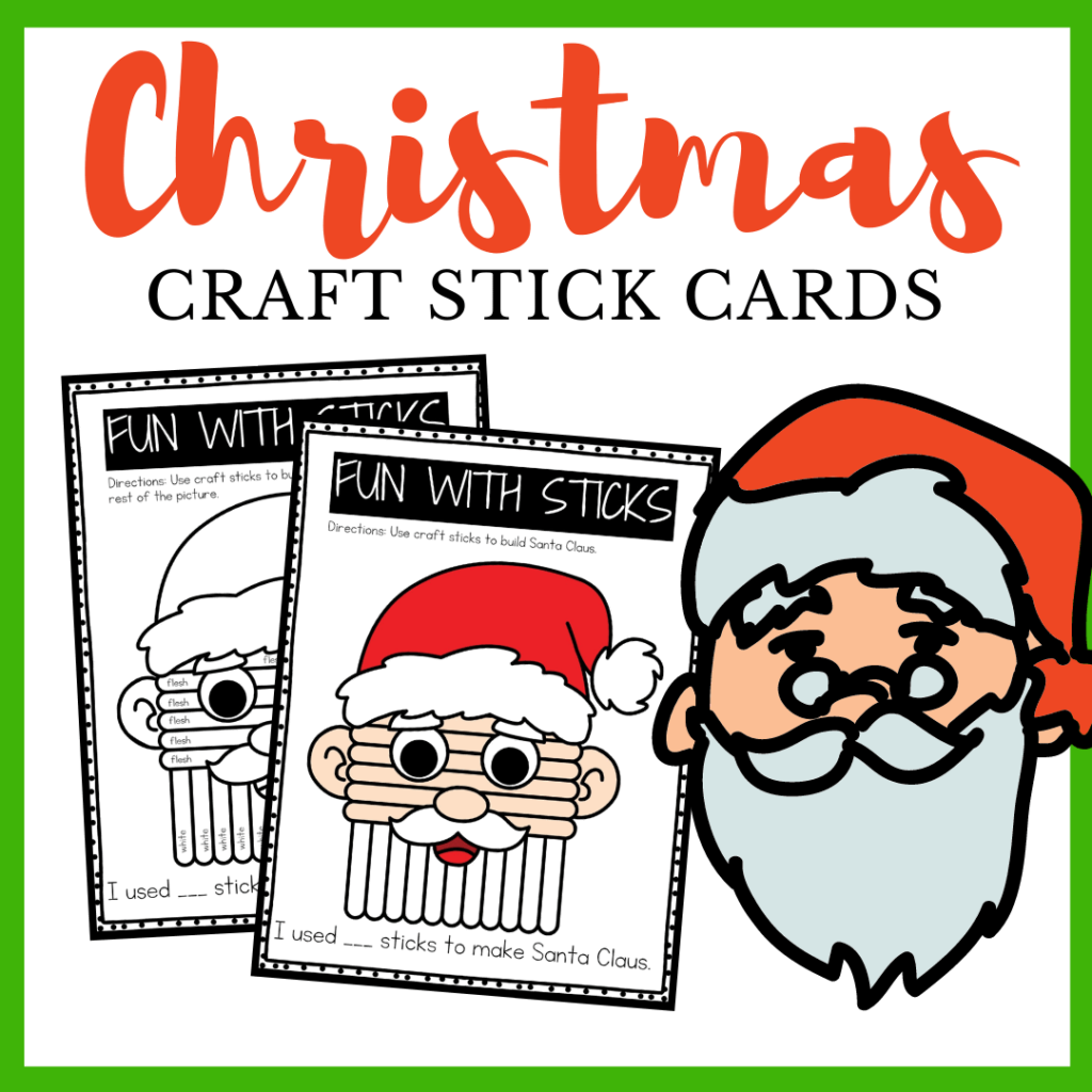 Christmas Popsicle Stick Cards