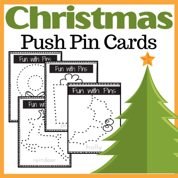 Christmas Push Pin Cards