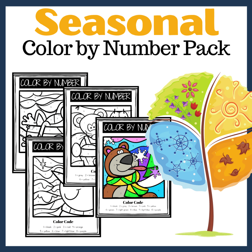Four Seasons Color by Number