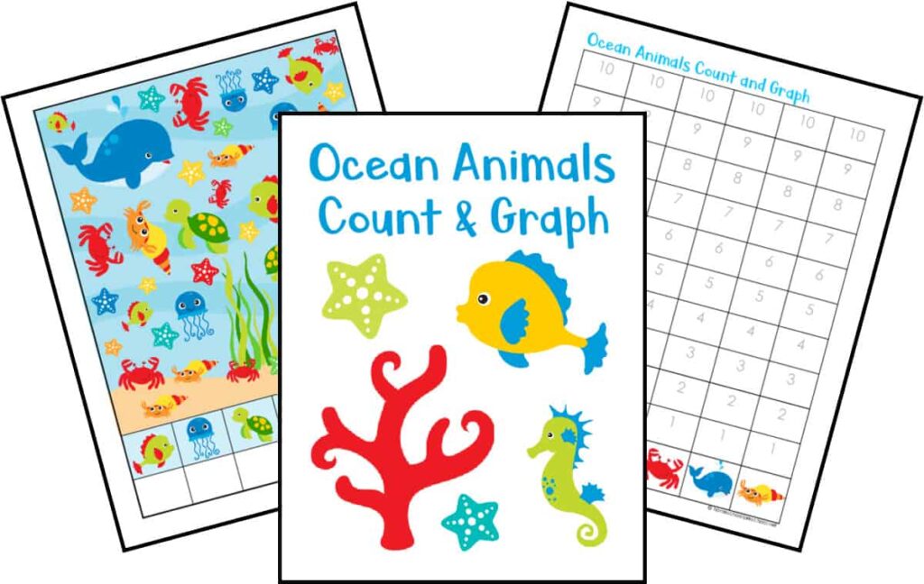 Ocean Animals Count and Graph