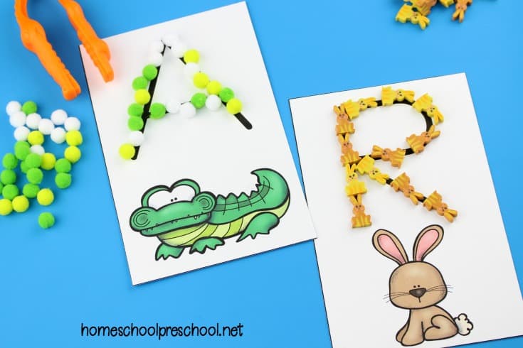 Cover the Letters: Fine Motor Alphabet Activities