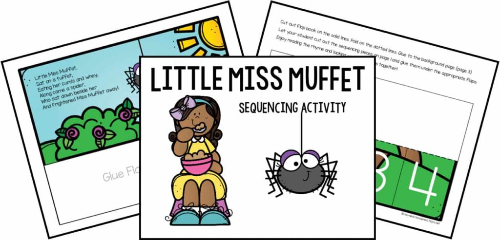 Little Miss Muffet Sequencing