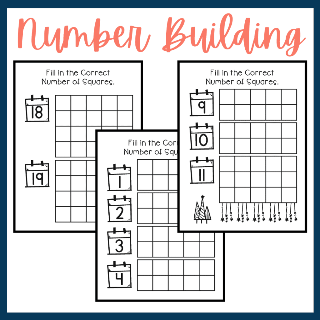 Winter Counting Worksheets