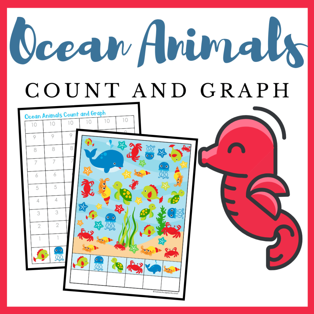 Ocean Animals Count and Graph