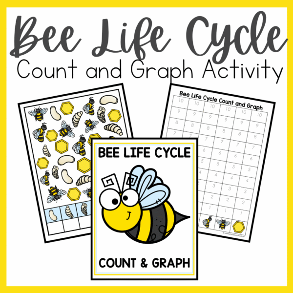 Graph And Bee Riddle Bee Count and Graph – Homeschool Preschool Shop