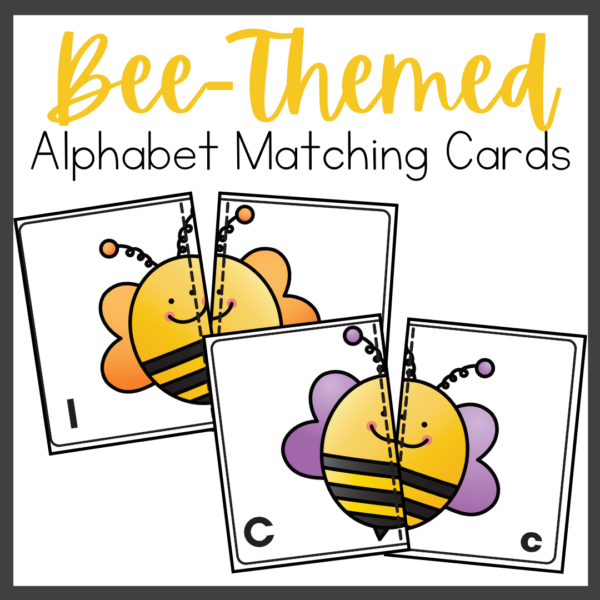 Bees ABC Matching Cards