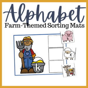 Farm ABC Sorting Mats – Homeschool Preschool Shop