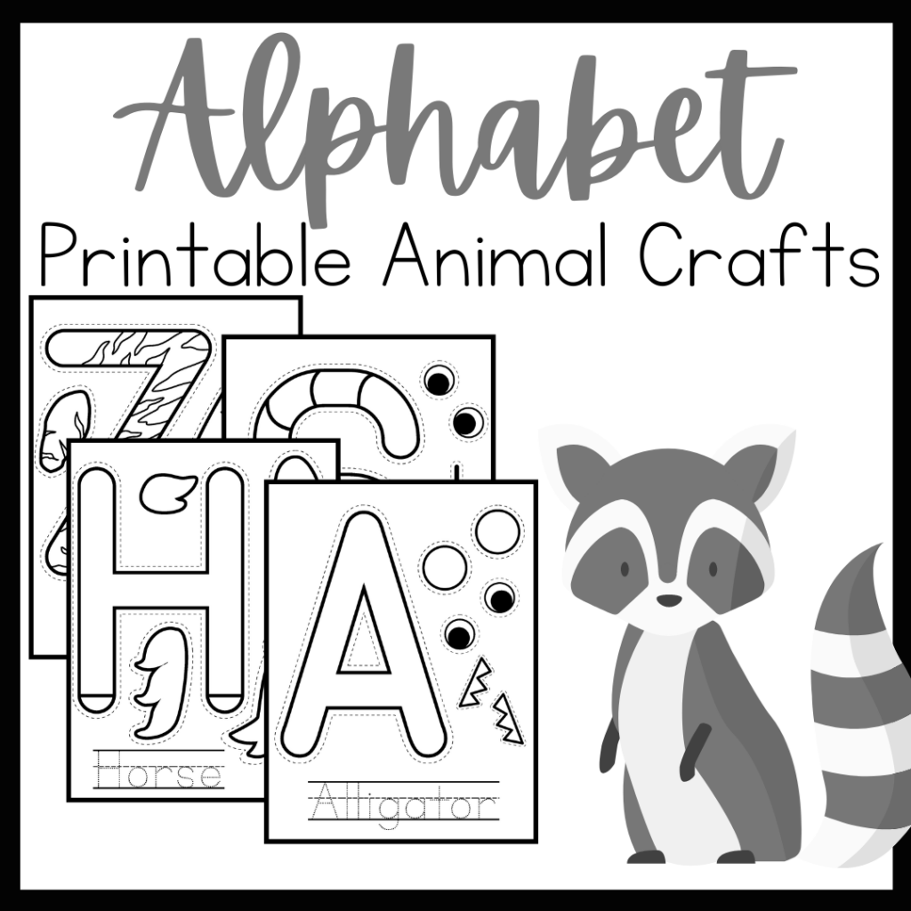 Alphabet Animal Crafts