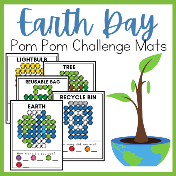 Earth Day Pom Pom Challenge Mats
