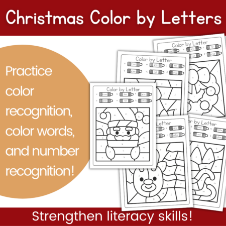 Christmas Color by Lowercase Letter