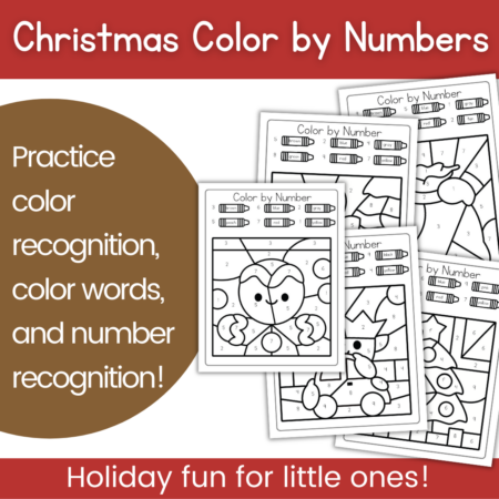christmas-color-by-number-450x450 Easy Color by Number